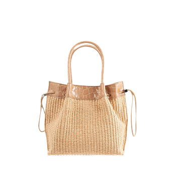 BABY KAYLA RAFFIA BUCKET BAG