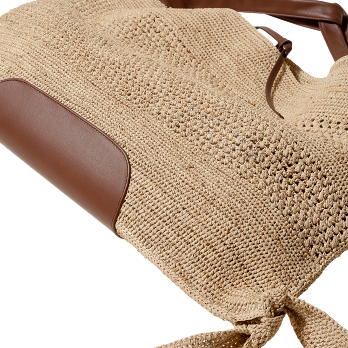 CADOR RAFFIA SHOULDER BAG