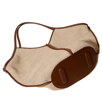 CALELLA RAFFIA SOFT SHOULDER BAG