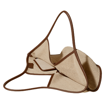 CALELLA RAFFIA SOFT SHOULDER BAG