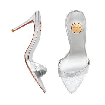 CAVIAR LEATHER 90 MULES