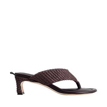 DASHA HEEL RAFFIA SANDALS 55