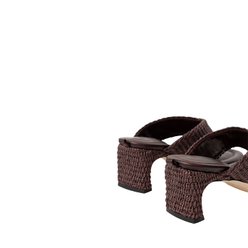 DASHA HEEL RAFFIA SANDALS 55