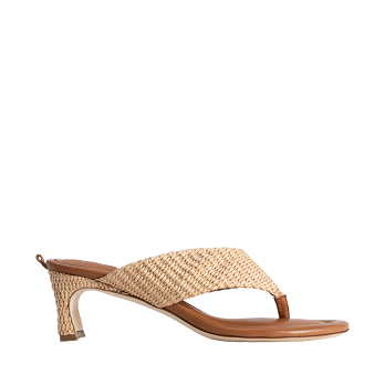 DASHA HEEL RAFFIA SANDALS 55