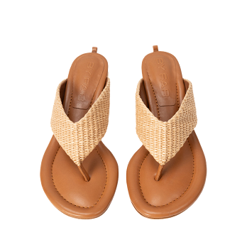 DASHA HEEL RAFFIA SANDALS 55