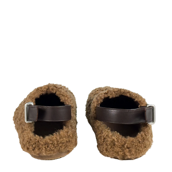FUR SLINGBACK SABOT