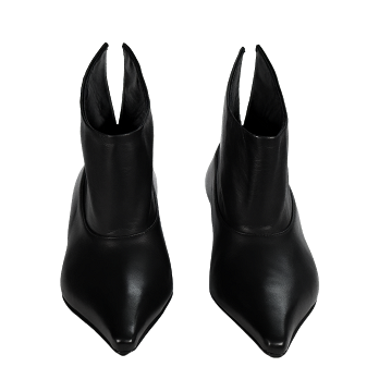 KITTY LEATHER ANKLE BOOTS
