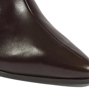 MARYANA LEATHER BLOCK HEEL BOOTS