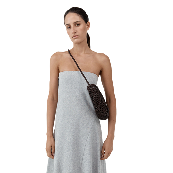 MESH CRESCENT BAG