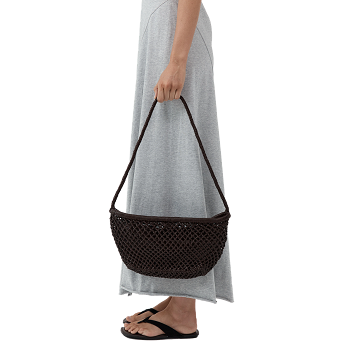 MESH CRESCENT BAG