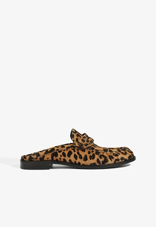 TYCHE LEOPARD LOAFER MULES