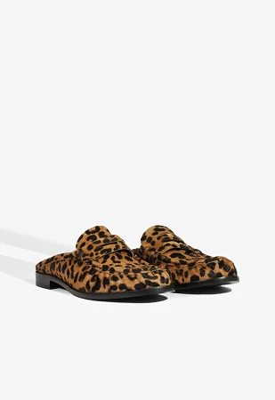 TYCHE LEOPARD LOAFER MULES