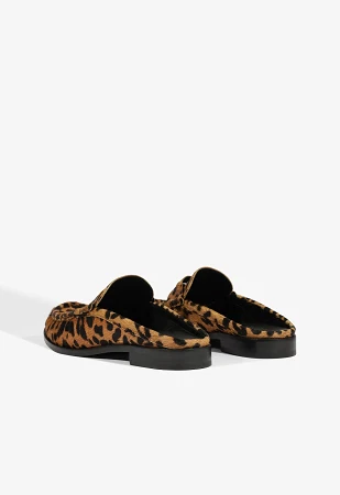 TYCHE LEOPARD LOAFER MULES