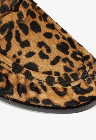 TYCHE LEOPARD LOAFER MULES