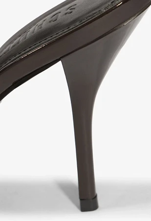 LIORA PATENT SLINGBACK PUMPS
