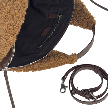SAUVAGE FUR SHOULDER BAG