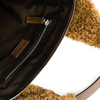SAUVAGE FUR SHOULDER BAG