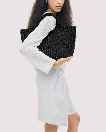 ST BARTHS DOUBLE MEDIUM TOTE