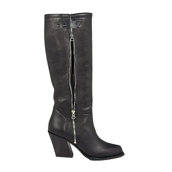 TOUCHE ZIPPER COWBOY BOOTS