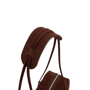 KIMBERLY GRAIN NUBUCK SHOULDER BAG