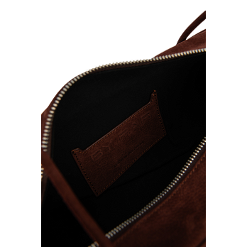 KIMBERLY GRAIN NUBUCK SHOULDER BAG