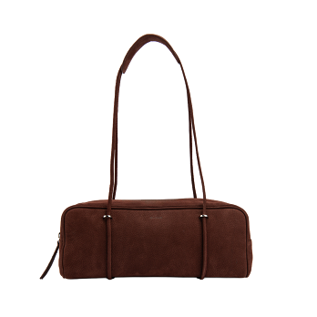 KIMBERLY GRAIN NUBUCK SHOULDER BAG