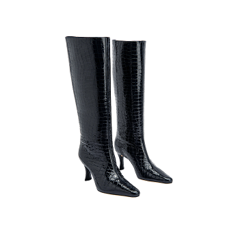 STEVIE 42 CROCO LEATHER BOOT