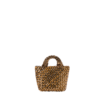 ST BARTHS METALLIC PETIT TOTE