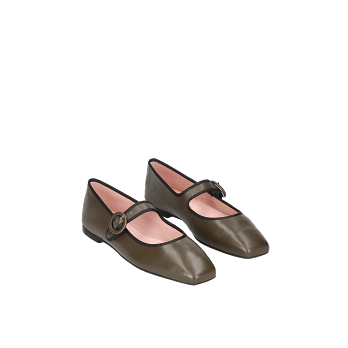 CAMILLE STRAP BALLERINAS