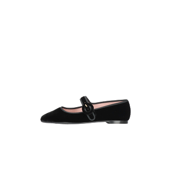 AFRODITE VELVET BALLERINAS