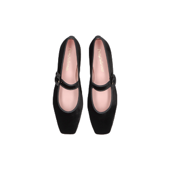AFRODITE VELVET BALLERINAS