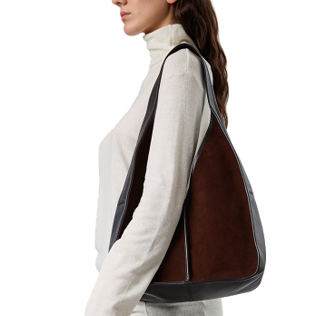 CALELLA HOBO SUEDE SHOULDER BAG