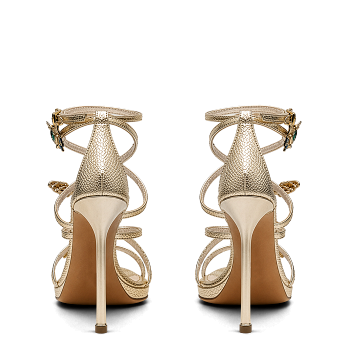 BUTTERFLY SANDALS METALLIC 100