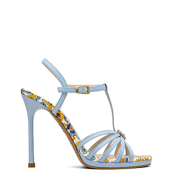MEDITERRANEAN CELESTE STILETTO SANDALS 100