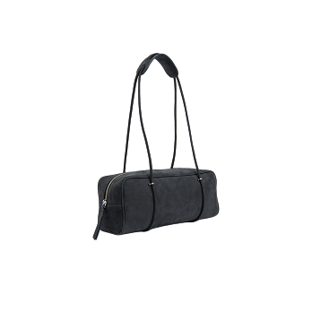 KIMBERLY GRAIN NUBUCK SHOULDER BAG