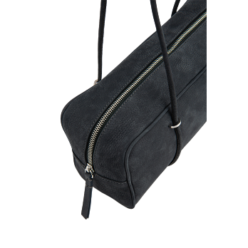 KIMBERLY GRAIN NUBUCK SHOULDER BAG