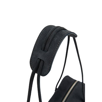 KIMBERLY GRAIN NUBUCK SHOULDER BAG