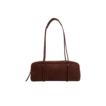 KIMBERLY GRAIN NUBUCK SHOULDER BAG