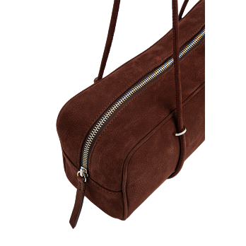 KIMBERLY GRAIN NUBUCK SHOULDER BAG
