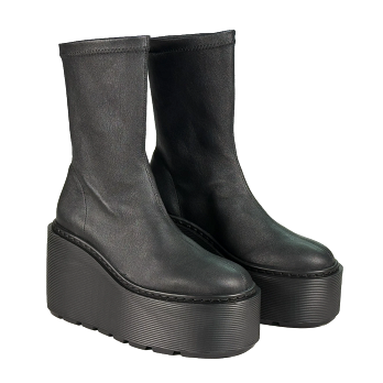 ZEPPA STRIPY SOCK ANKLE BOOTS