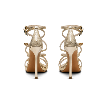 BUTTERFLY SANDALS METALLIC 100
