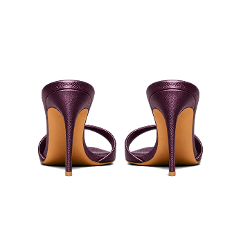 CAVIAR LEATHER 90 MULES