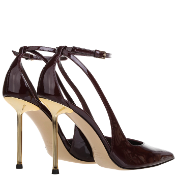PATENT SLINGBACK 105 PUMPS GOLDEN HEEL