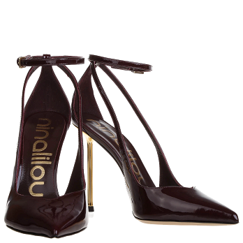 PATENT SLINGBACK 105 PUMPS GOLDEN HEEL