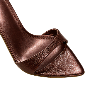 CAVIAR LEATHER 90 MULES