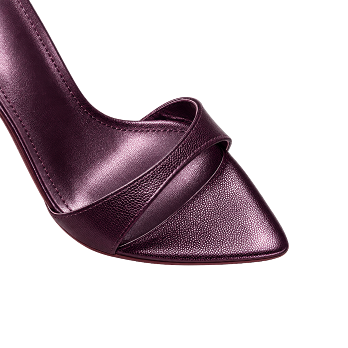 CAVIAR LEATHER 90 MULES