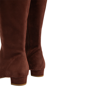 EDIE GRAIN NUBUCK LEATHER BOOT