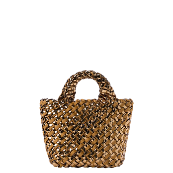 ST BARTHS METALLIC PETIT TOTE