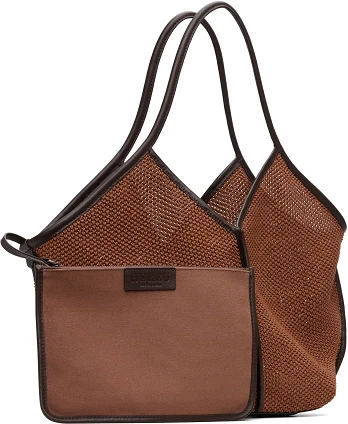 CALELLA RAFFIA SOFT SHOULDER BAG