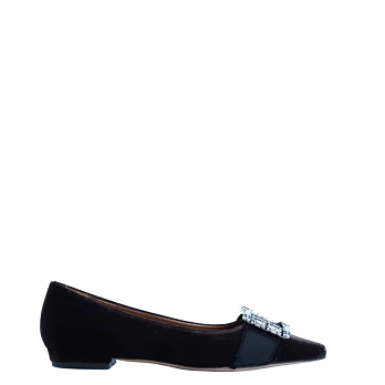 IVALORA VELVET BALLERINAS